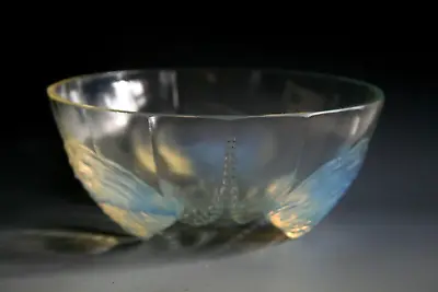 Buy Art Deco Sabino Opalescent Glass Bowl • 139£