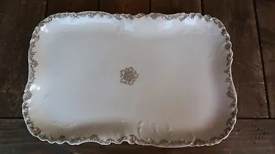 Buy Vintage Large Havilland LIMOGES Scalloped Platter Tray 18.75 X 12 3/8 Inches • 117.23£