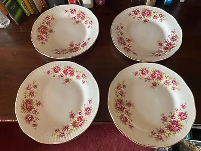 Buy Elizabethan Fine Bone China - Queens Rose Vintage Side Plates X4 • 9£