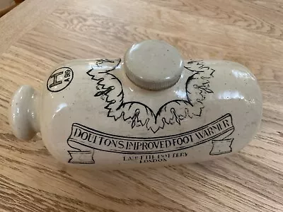 Buy Antique Doultons Foot Warmer Lambeth Pottery London • 10£