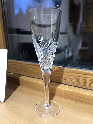 Buy Edinburgh Crystal Tall Fluted Champagne Glass Pattern EDI 42, Superb Condition • 18£