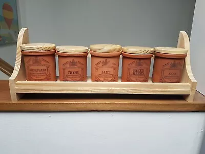 Buy BNIB Royal Barum Ware Herb Jar Set FREE P&P Vintage Kitchen Cottagecore • 39.99£