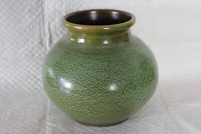 Buy CH Brannam Barum Pottery 16cm Green Field Effect Mottled Vase - VGC • 25£