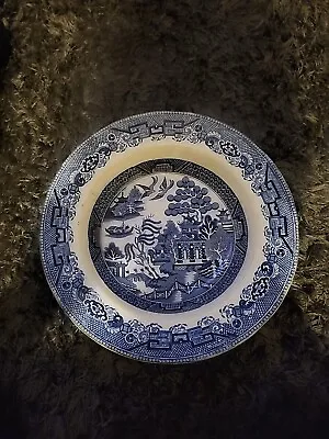 Buy JJ. &. CO. Blue And White Willow Antique Plate. 1870s  Rare Find Excellent Con • 9.99£