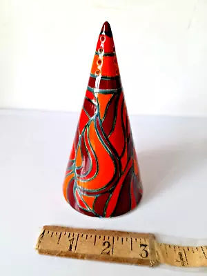 Buy Poole Pottery.  Signed, Zdenka Ralph Hand Done Conical Sugar Sifter. Perfect . • 12£
