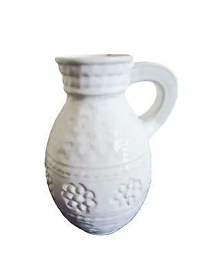 Buy Vintage 1970s Mid Century West German Bay Keramik Pottery White Vase 661  • 12£