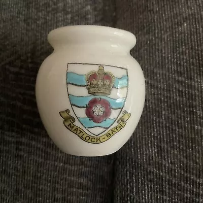 Buy Crested Ware Urn Souvenir Of Matlock Bath W.h. Goss • 1.49£
