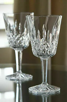Buy Waterford Crystal Lismore Claret Wine Glasses Pair New Made In Ireland • 89£
