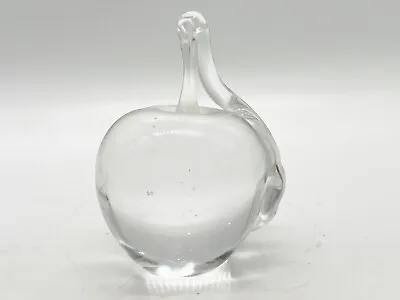 Buy Vintage Glass Apple Paper Weight Ornament • 24.99£