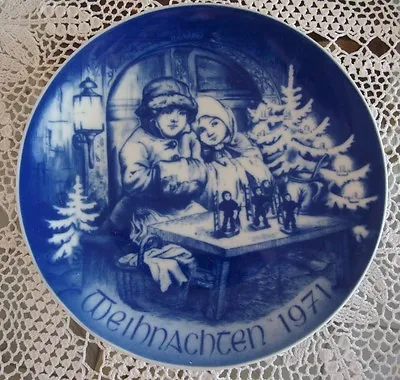 Buy Bareuther Bavaria Germany Children Christmas Plate, Weihnachten 1971 • 9.42£