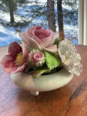Buy Royal Adderley Floral Bone China Porcelain Flower Bouquet Made In England • 42.59£