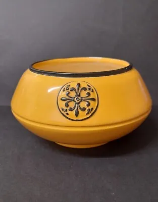 Buy Antique Bretby Pottery Yellow Bowl • 60£