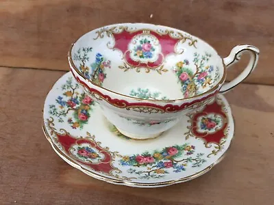 Buy Vintage Tea Cup Saucer FOLEY Bone China  BROADWAY  Set Pair Vintage Original  • 49.95£