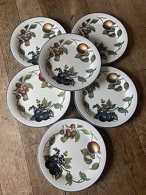 Buy 6 Large Staffordshire Tableware Autumn Fayre Dinner Plates Or Chargers 29.5cm • 60£