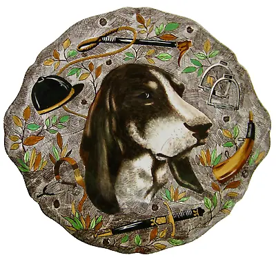 Buy Gien Rambouillet Hunting Dog Plate Platter - 13  X 12  - Mint Condition • 426.92£