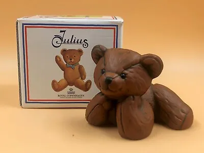 Buy Royal Copenhagen Medium Sized Julius Lying Teddy Bear Figurine Boxed. No. 349. • 75£