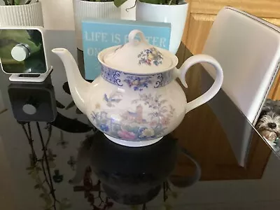 Buy Royal Albert Songbird New Romance English Bone China Tea Pot Teapot 1.2 Lt Vgc • 35£