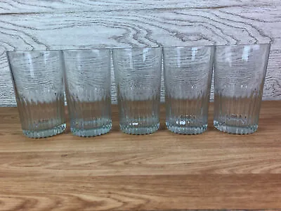 Buy Bundle 5 X Heavy Drinks Glass Tumblers With Shaped Bases 5.5  Tall  • 35.99£
