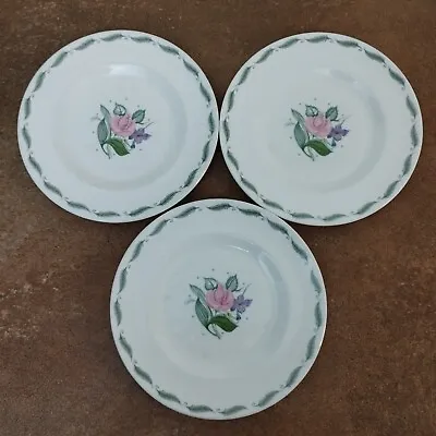 Buy Vintage Set Of Three, Susie Cooper, Bone China 'Fragrance' Pattern Side Plates • 6.95£