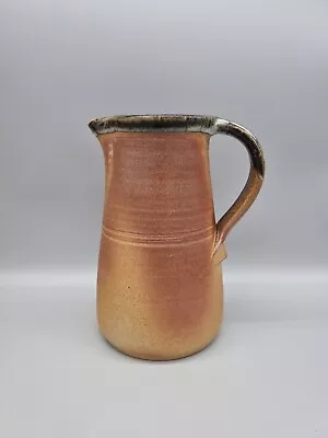 Buy A Muchelney Standard Ware Studio Pottery Wood Fired Stoneware Jug, H-24cm. Leach • 75£