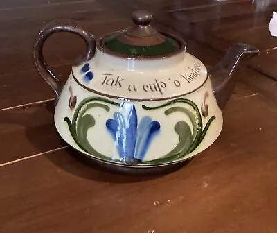 Buy Vintage Mottoware Devon Pottery Teapot • 8£