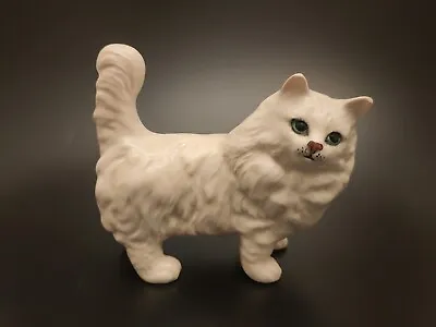 Buy Beswick Pottery - White Persian Cat Kitten Animal Figure • 10£