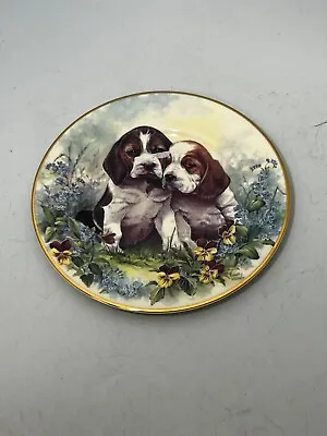 Buy Fenton China English Bone China Beagles Puppies Decorative Plate 8  #RA • 2.99£