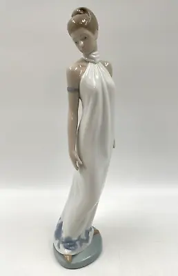 Buy Nao Lladro Elegance Figurine 1205 Lady White Dress 31cm 1992 T2946 C3456 • 19.99£