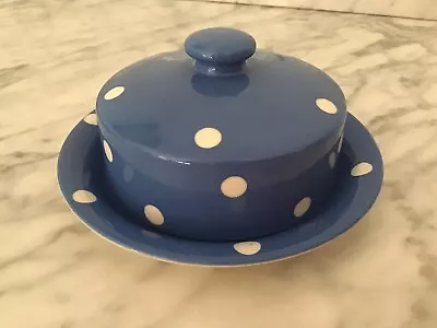 Buy T G Green Blue Domino Butter Dish. • 20£
