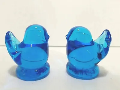 Buy Leo Ward Bluebird Of Happiness Art Glass Birds 2  Signed 1995 Set Of 2 Read • 15.17£