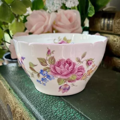Buy SHELLEY Fine Bone China Sugar Bowl For Tea Set #2338 - England C.1960 Pink Roses • 11.99£