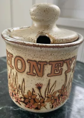 Buy Vintage Country Craft Pottery Cornish Studio Pottery Honey Pot • 6£