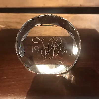 Buy Aged Tudor Crystal Hand Crafted Glass Paperweight ￼￼#T111 • 7£