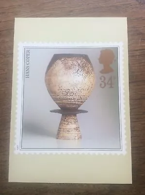 Buy Hans Coper Studio Pottery Postcard 1987 Post Office Stamp By Tony Evans • 5.99£