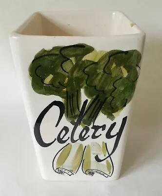 Buy Vintage Toni Raymond Pottery Celery Jar Mid Century Modern Toni Raymond Celery • 1.99£