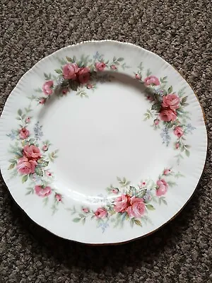 Buy Royal Standard ~ White China Side Plate With Pink Rose Pattern • 3.50£