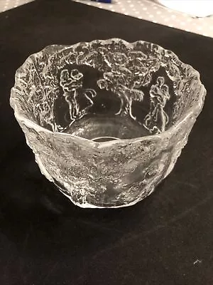 Buy Kosta Boda Dancing Bowl Art Glass Glass Bowl With Dancers Around The Edge • 8.50£