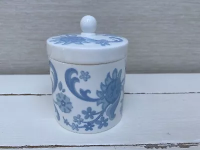 Buy Wedgwood Blue & White China Trinket Jar • 13.99£