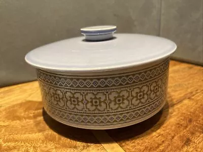 Buy Vintage Hornsea Pottery Tapestry Tureen Serving Dish Blue With Lid • 17.50£