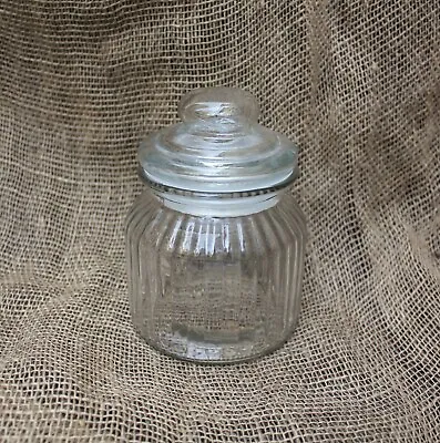 Buy Large & Small Vintage Style Fluted Glass Sweet Jars Candy Storage Container Pots • 12£