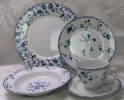 Buy Laura Ashley Sophia Blue Dinnerware BUYER'S PICK Plate Bowl Cup Saucer Floral • 9.53£