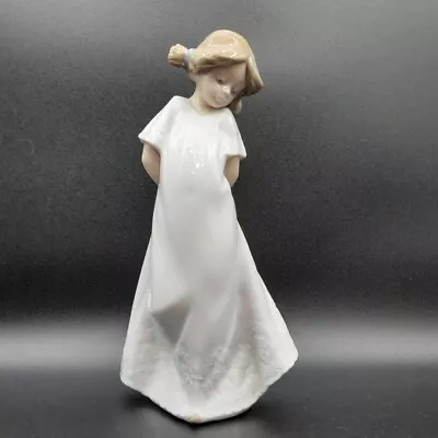 Buy Nao Lladro So Shy Figurine Girl White Porcelain 21cm -WRDC   • 7.99£