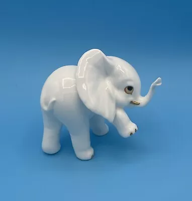 Buy Royal Osborne Elephant Gold Tusks Bone China Vintage Figurine Tmr-3772 • 12.50£