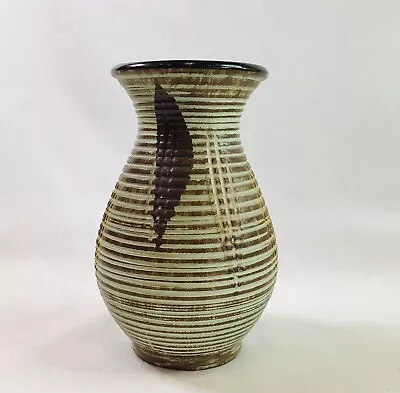 Buy Mid Century Dumler & Breiden Dee Cee West German Studio Pottery Sgraffito Vase • 19£
