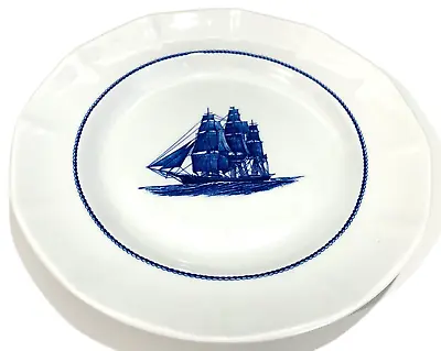 Buy Wedgewood  American Clipper  Blue Dinner Plate Flying Cloud Ship • 34.74£