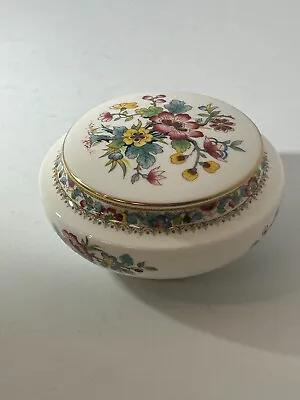 Buy Coalport Ming Rose Floral China Lidded Small Trinket Plate Dish Box Display #LH • 2.99£