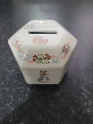Buy Vintage Wedgewood Beatrix Potter Peter Rabbit Ceramic Money Box  • 3.99£