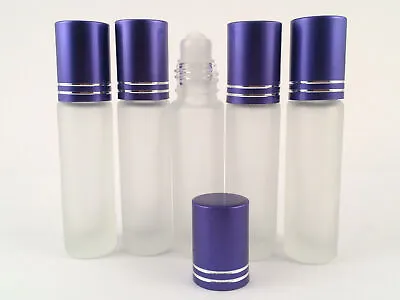 Buy Essential Oil Glass Bottles 5ml 10ml Roll On Ball Empty Perfume/Attar Bottle UK • 3.49£