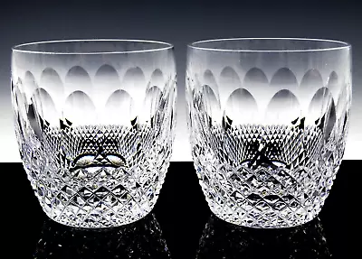 Buy Waterford Crystal 3-3/8  COLLEEN OLD FASHIONED TUMBLERS WHISKEY GLASSES Set Of 2 • 85.38£