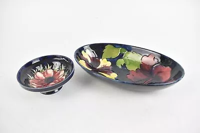 Buy Moorcroft Vintage 1940s/50s Anemone & Hibiscus Bowls Ceramic Not Boxed • 39.99£